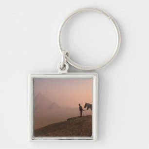 Africa, Egypt, Cairo, Giza, Giza pyramids at Keychain
