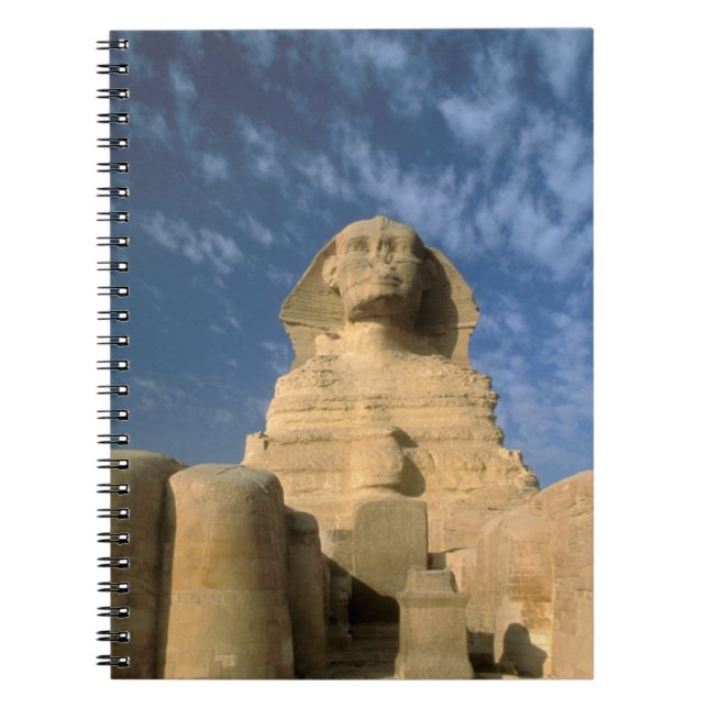 Africa, Egypt, Cairo, Giza Plateau. Sphinx Notebook (Front)