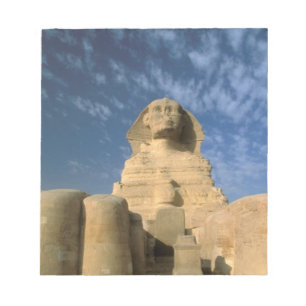 Africa, Egypt, Cairo, Giza Plateau. Sphinx Notepad