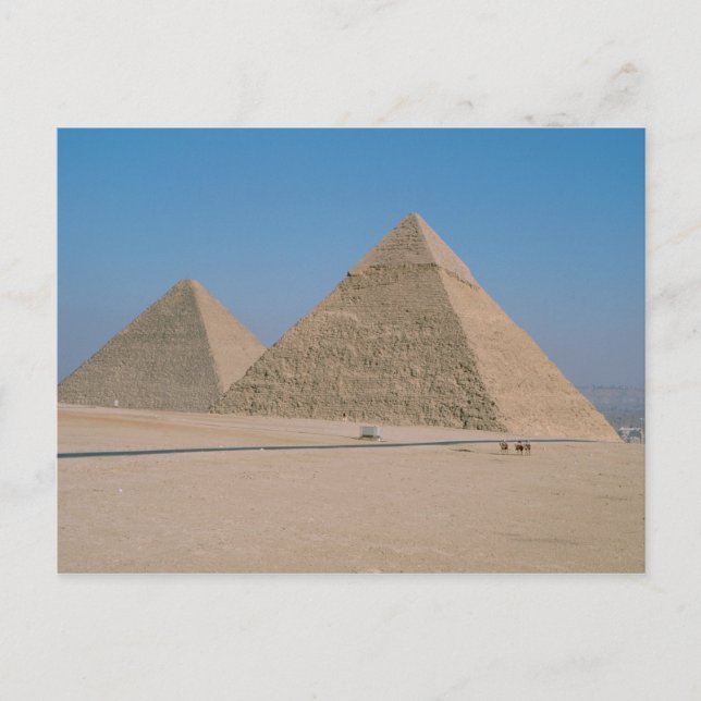 Africa - Egypt - Cairo - Great Pyramids of Giza, Postcard (Front)
