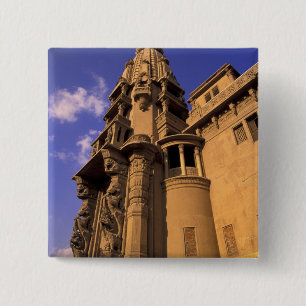 Africa, Egypt, Cairo, Heliopolis. Baron's 2 Inch Square Button