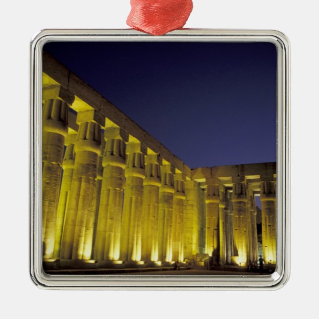 Africa, Egypt, Luxor. Sun court of Amenhotep Metal Ornament (Front)