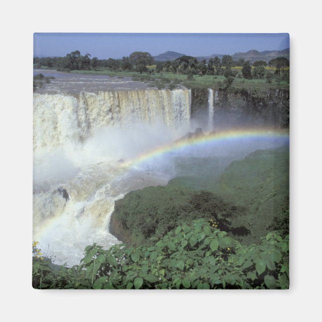Africa, Ethiopia, Blue Nile River, Cataract. 2 Magnet (Front)