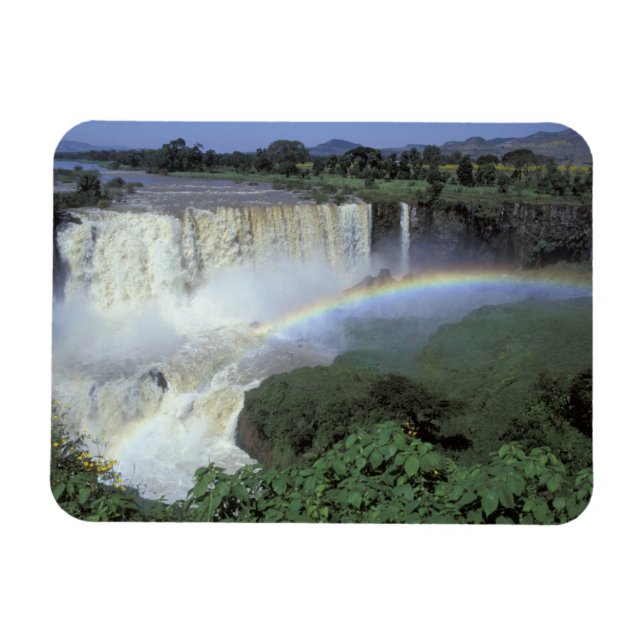 Africa, Ethiopia, Blue Nile River, Cataract. 2 Magnet (Horizontal)
