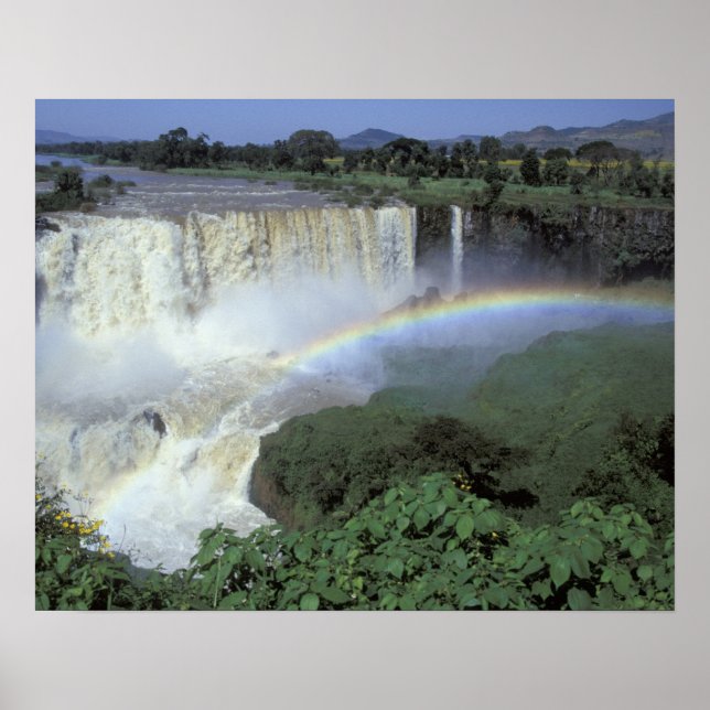 Africa, Ethiopia, Blue Nile River, Cataract. 2 Poster (Front)
