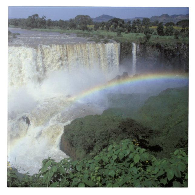 Africa, Ethiopia, Blue Nile River, Cataract. 2 Tile (Front)