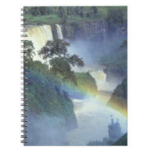 Africa, Ethiopia, Blue Nile River, Cataract. Notebook