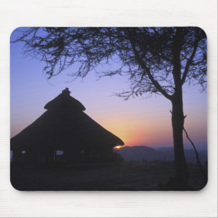 Africa, Ethiopia, Omo river region, Sunset over Mouse Pad