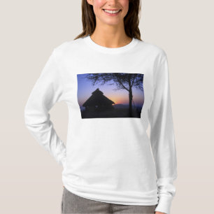 Africa, Ethiopia, Omo river region, Sunset over T-Shirt