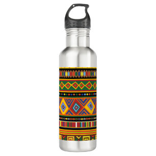 Africa Ethnic Art Pattern 710 Ml Water Bottle