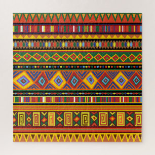 Africa Ethnic Art Pattern Jigsaw Puzzle