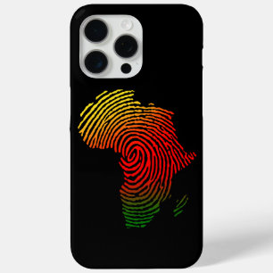 Africa Finger Print, Black History, Equal Rights,  iPhone 15 Pro Max Case