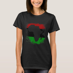Africa Flag African Continent Map Pan-africa Unia  T-Shirt