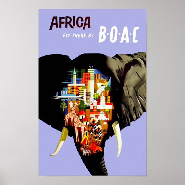 Africa ~ Fly There Poster (Front)