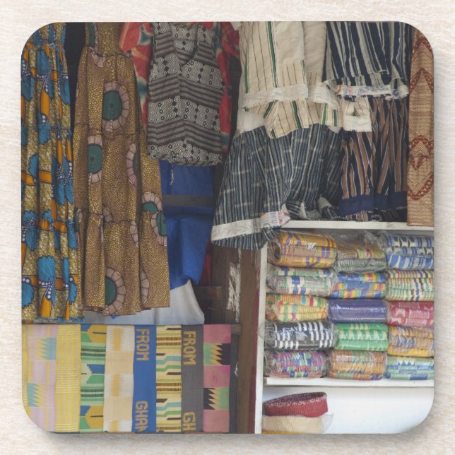 Africa, Ghana, Accra. Accra Textile & Handicraft Coaster (Front)