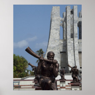 Africa, Ghana, Accra. Nkrumah Mausoleum, final 2 Poster