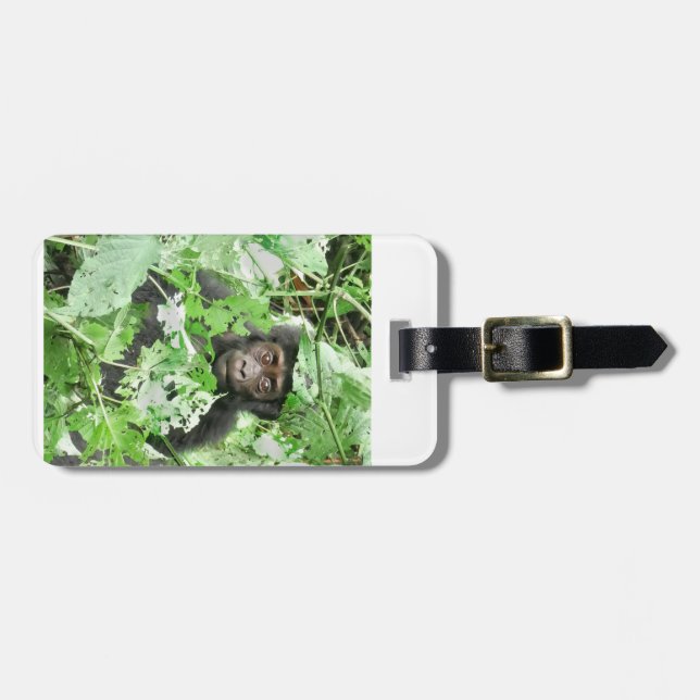 Africa - Gorilla Baby Luggage Tag (Front Horizontal)