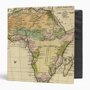 Africa Hand Coloured Atlas Map Binder