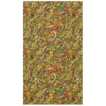 Africa Illustration Large Tablecloth