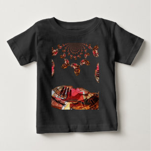 Africa in Motion: Kaleidoscope Map Design Baby T-Shirt