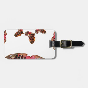  Africa in Motion: Kaleidoscope Map Design Luggage Tag