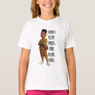 Africa In My Smile Fire In My Soul T-Shirt
