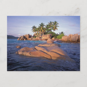 Africa, Indian Ocean, Seychelles, Praslin Postcard