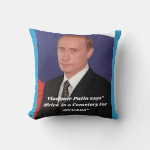 " Africa Is Cemetery for african." Throw Pillow