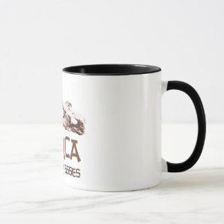 Africa is not for sissies: African Springbok skull Mug