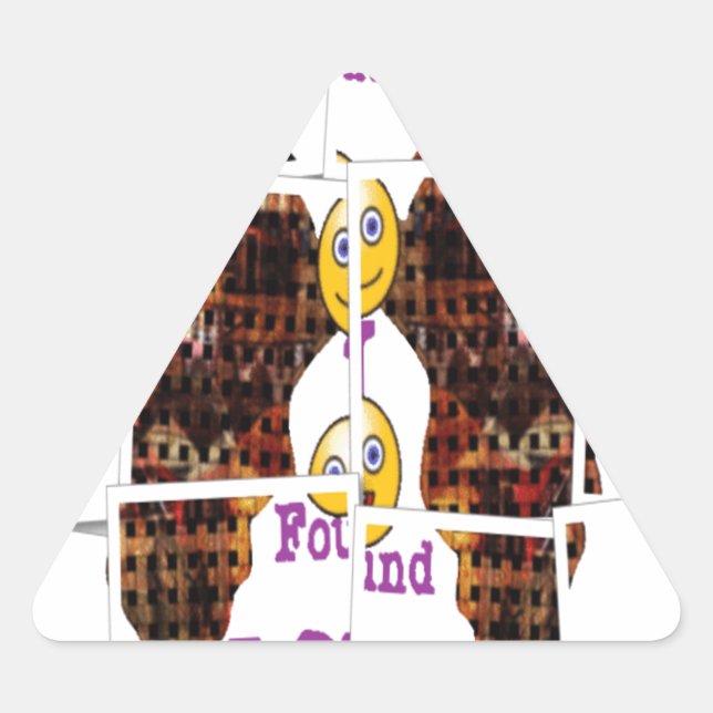 Africa is where I found Love Triangle Sticker (Front)