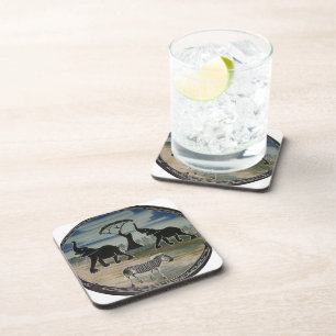 Africa Kenya Beautiful Elegant Wildlife Coaster