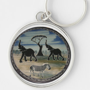 Africa Kenya Beautiful Elegant Wildlife Keychain