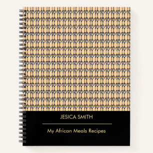 Africa, Kenya Ethnic Pattern Notebook