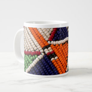 Africa, Kenya. Maasai Tribal Beads Large Coffee Mug
