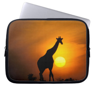 Africa, Kenya, Masai Mara. Giraffe (Giraffe Laptop Sleeve