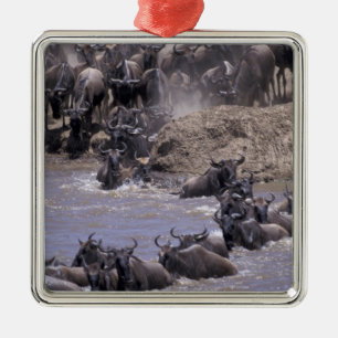 Africa, Kenya, Masai Mara National Park. Metal Ornament