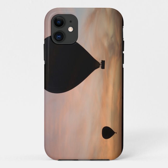 Africa, Kenya, Masai Mara. Two balloons glide Case-Mate iPhone Case (Back)