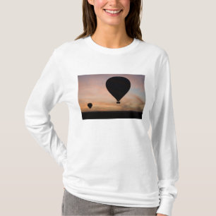 Africa, Kenya, Masai Mara. Two balloons glide T-Shirt