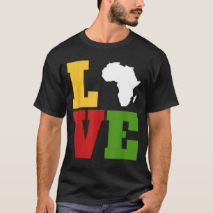 Africa Love Afrocentric African Art Gifts T-Shirt