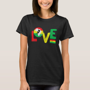 Africa Love   Black History Pride African America T-Shirt