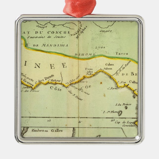 Africa, Madagascar Metal Ornament (Front)