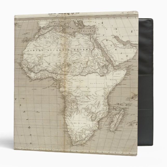 Africa map 2 binder (Front/Inside)