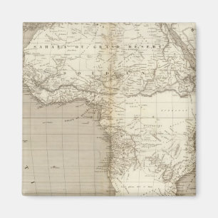 Africa map 2 magnet