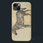 Africa Map and a Zebra iPhone 13 Case<br><div class="desc">This piece of artwork will please any world traveller and animal lover. The background represents the map of Africa and there is a picture of a zebra on top of it. In this image, the borders makes it the perfect decorative art piece.</div>