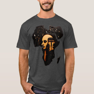 Africa Map Art T-Shirt