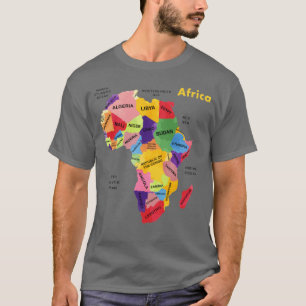 Africa Map Artwork T-Shirt