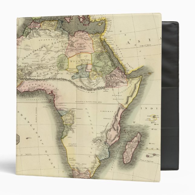 Africa map binder (Front/Inside)