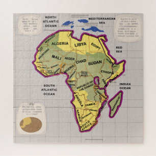 Africa Map Jigsaw Puzzle