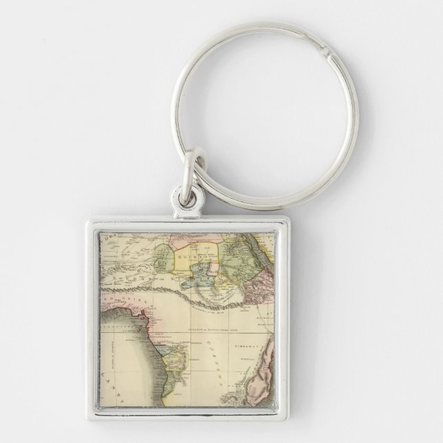 Africa map keychain (Front)