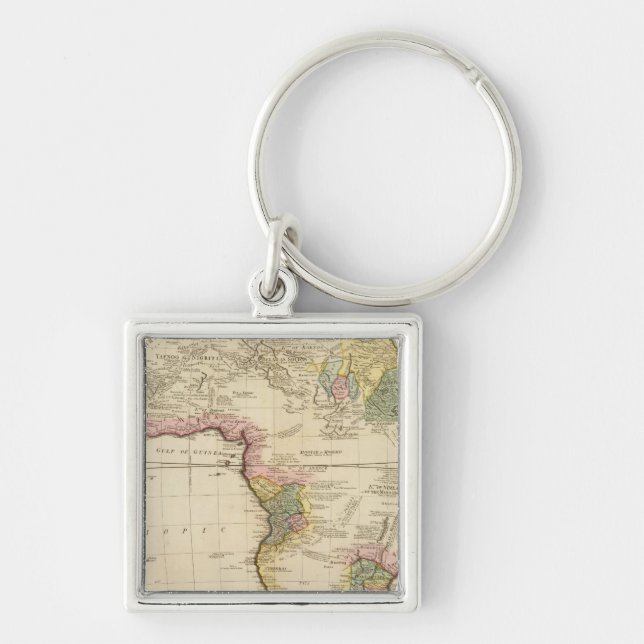Africa map keychain (Front)
